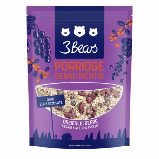 3 Bears Dreierlei Beere Porridge 400G 4 3 Bears Dreierlei Beere Porridge 400G -Kaffee-Tee Sales 3bears dreierlei beere porridge 400g