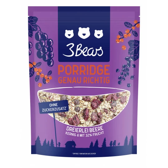 Bears Dreierlei Beere Porridge 400G 3 Bears Dreierlei Beere Porridge 400G -Kaffee-Tee Sales 3bears dreierlei beere porridge 400g