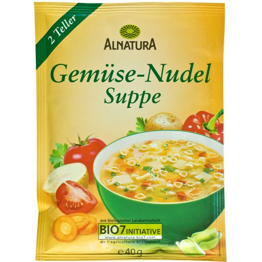 Bio Gemüse-Nudel Suppe 40G Alnatura Bio Gemüse-Nudel Suppe 40G -Kaffee-Tee Sales 4104420017023 alnatura bio gemse nudel suppe