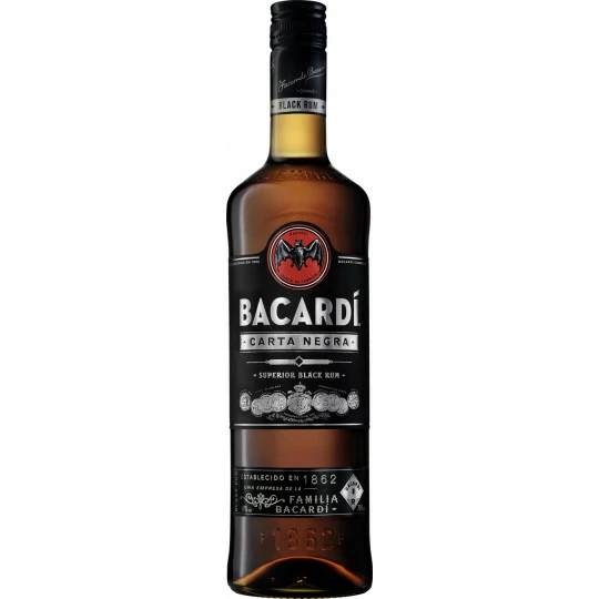 Rum Carta Negra 0,7L BACARDÍ Rum Carta Negra 0,7L -Kaffee-Tee Sales bacardi rum carta negra 375 07l