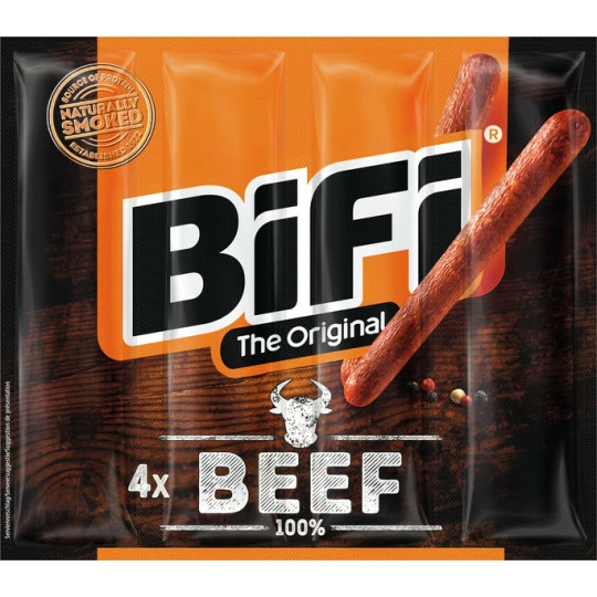 Beef Original 4x20G BiFi Beef Original 4x20G -Kaffee-Tee Sales