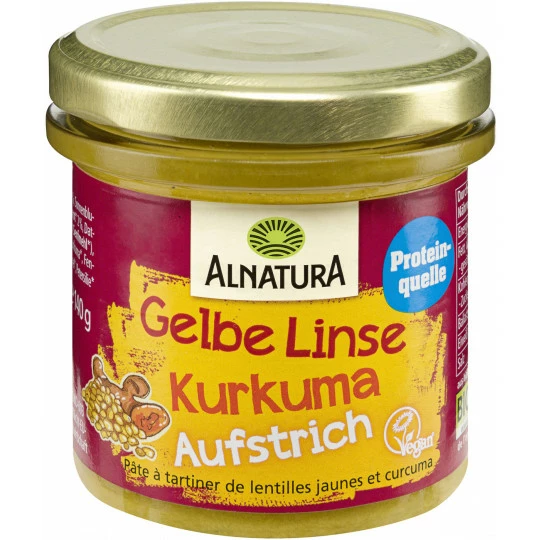 Bio Gelbe Linse Kurkuma Aufstrich 140G Alnatura Bio Gelbe Linse Kurkuma Aufstrich 140G -Kaffee-Tee Sales bio alnatura gelbe linsekurkuma aufstrich 140g