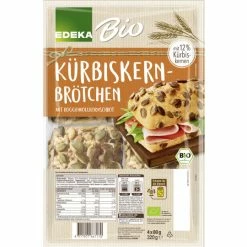 Bio EDEKA Kürbiskernbrötchen 4x 80G