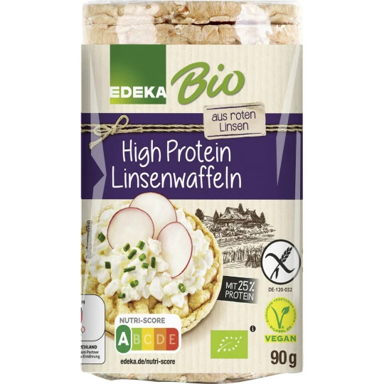 Bio High Protein Linsenwaffeln 90G EDEKA Bio High Protein Linsenwaffeln 90G -Kaffee-Tee Sales bio edeka linsenwaffeln 90g