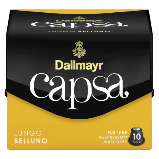 Capsa Lungo Belluno Intensität 5 Kaffeekapseln 10ST 56G Dallmayr Capsa Lungo Belluno Intensität 5 Kaffeekapseln 10ST 56G -Kaffee-Tee Sales dallmayr capsa lungo belluno intensitt 5