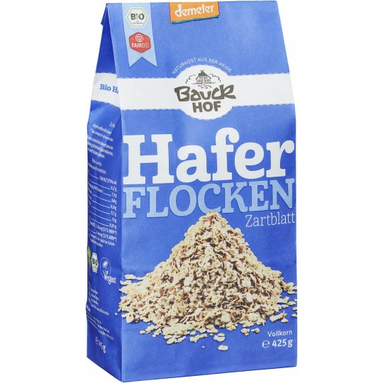 Demeter Bio Haferflocken Zartblatt 425G Bauckhof Demeter Bio Haferflocken Zartblatt 425G -Kaffee-Tee Sales demeter bauckhof haferflocken zartblatt 425g
