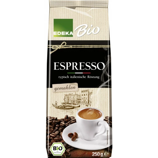 Bio Espresso gemahlen 250G EDEKA Bio Espresso Gemahlen 250G -Kaffee-Tee Sales edeka bio espresso gemahlen1