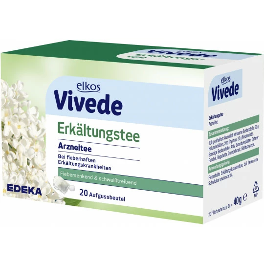 VIVEDE Erkältungstee 20ST 40G Elkos VIVEDE Erkältungstee 20ST 40G -Kaffee-Tee Sales edeka elkos vivede erkamp228ltungstee 20st 40g