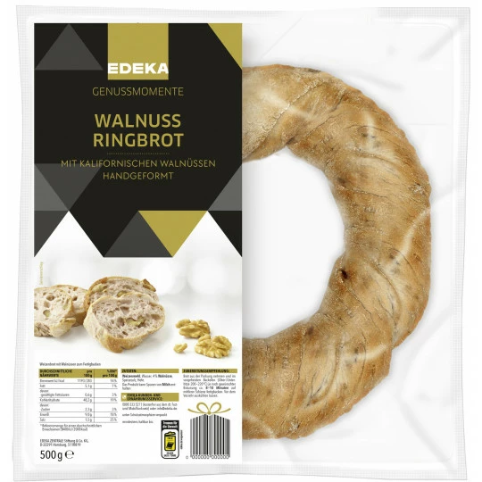 Genussmomente Walnuss Ringbrot 500G EDEKA Genussmomente Walnuss Ringbrot 500G -Kaffee-Tee Sales edeka genussmomente ringbrot walnuss 500g