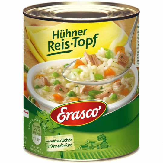 Hühner Reis-Topf mit Hühnerbrühe 800G Erasco Hühner Reis-Topf Mit Hühnerbrühe 800G -Kaffee-Tee Sales erasco hhner reistopf mit hhnerbrhe 800 g