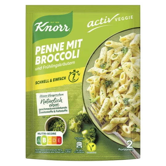 Activ Veggie Penne mit Broccoli 146G Knorr Activ Veggie Penne Mit Broccoli 146G -Kaffee-Tee Sales knorr activ veggie penne mit broccoli 146g