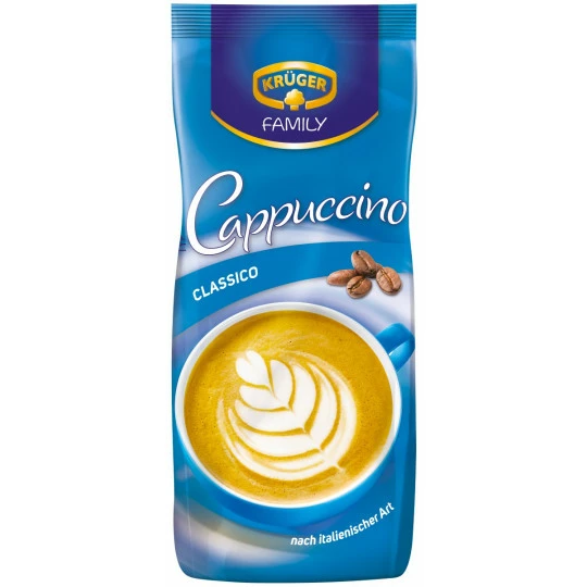 Family Cappuccino Classico im Nachfüllbeutel 500G Krüger Family Cappuccino Classico Im Nachfüllbeutel 500G -Kaffee-Tee Sales krgerfamilycappuccinoclassico