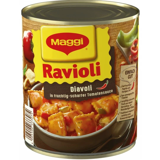 Ravioli Diavoli 800G Maggi Ravioli Diavoli 800G -Kaffee-Tee Sales maggiraviolidiavoli