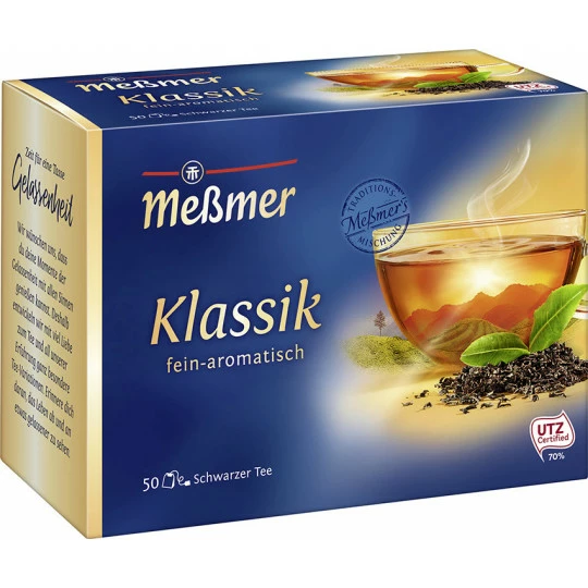 Tee Klassik Schwarztee 50ST 87,5G Meßmer Tee Klassik Schwarztee 50ST 87,5G -Kaffee-Tee Sales