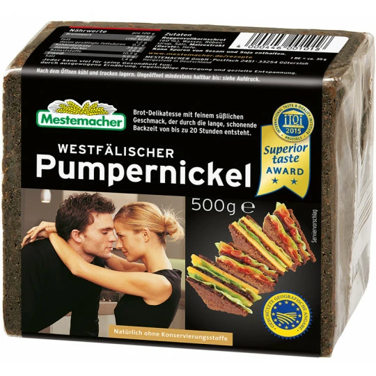 Echt westfälischer Pumpernickel 500G Mestemacher Echt Westfälischer Pumpernickel 500G -Kaffee-Tee Sales mestermacher pumpernickel 500 gramm