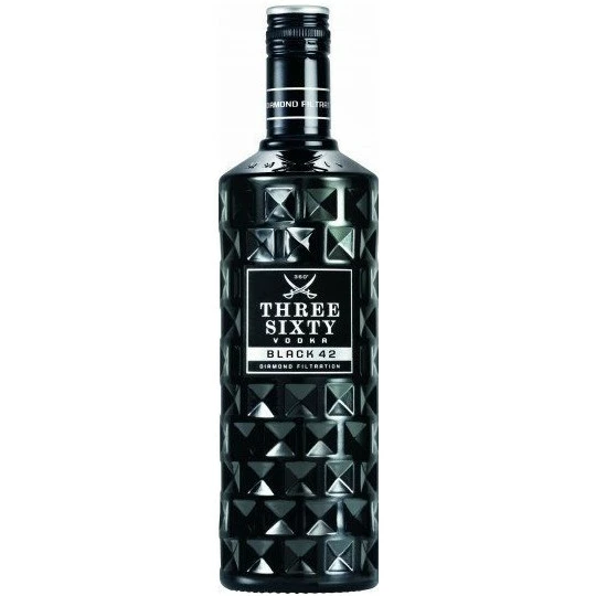 Sixty Vodka Black 42 0,7L Three Sixty Vodka Black 42 0,7L -Kaffee-Tee Sales